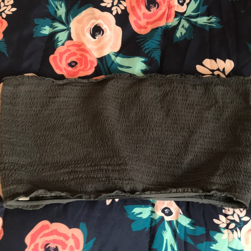 Gray tube top